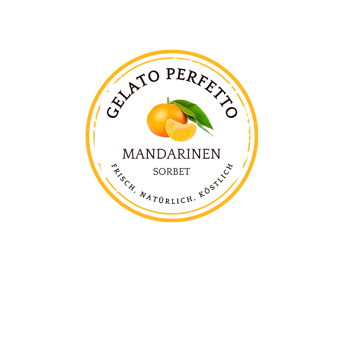Mandarinen Sorbet Becher à 130gr