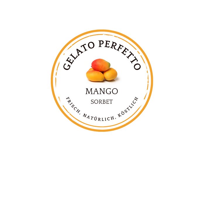Mango Sorbet Becher à 130gr